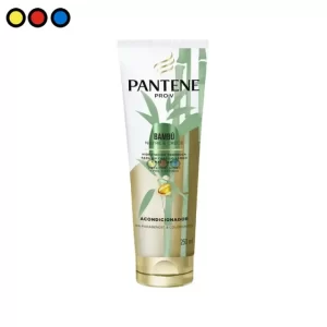 Botella de Acondicionador Pantene Bambú Nutre y Crece 250ml, Pack de 12 unidades Acondicionador Pantene