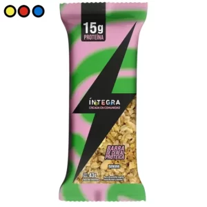 Barra Proteica Integra Sabor Banana Caja de 10 Unidades