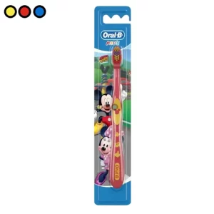 Pack de 12 cepillos dentales Oral-B Kids con diseño de Mickey Mouse cerdas suaves