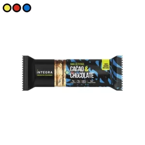 Empaque de galletitas Integra sabor cacao y chips de chocolate 200 gramos