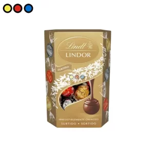 Caja de bombones Lindt Lindor Assorted 75g, Variedad de bombones Lindt de chocolate suizo