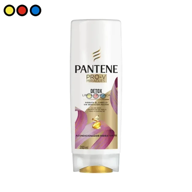 Acondicionador Pantene Pro-v Detox 200ml (Caja X 12u)