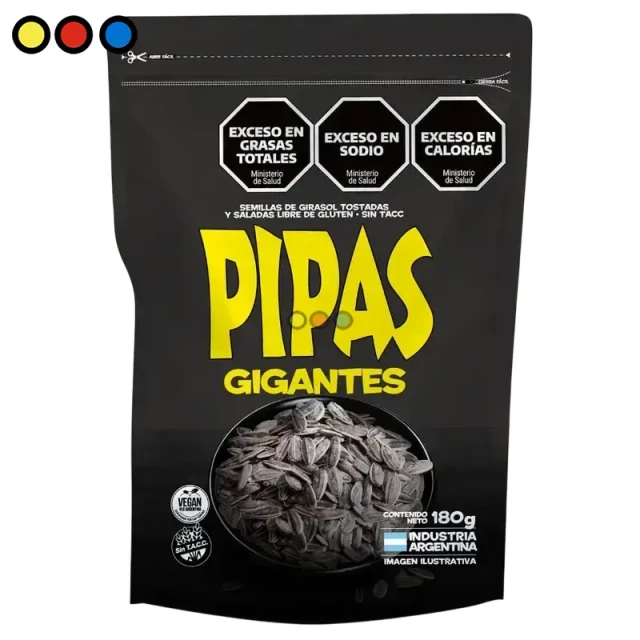 Pipas Girasol Tostadas Gigantes 160g (Caja X 12u)