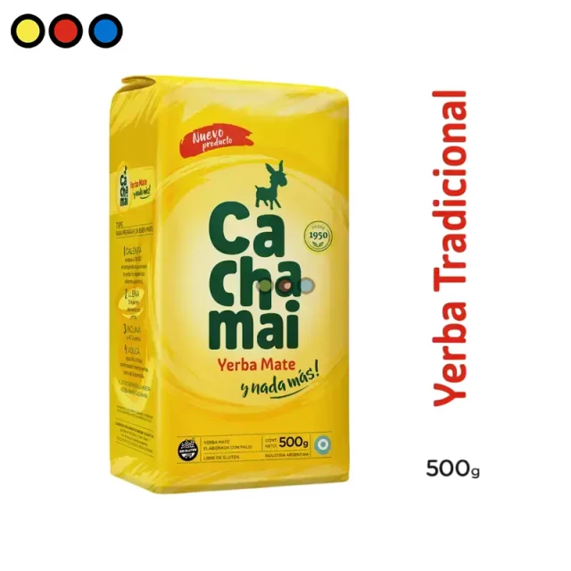 Yerba Mate Cachamate Estacionada 500g (Pack x 10U)