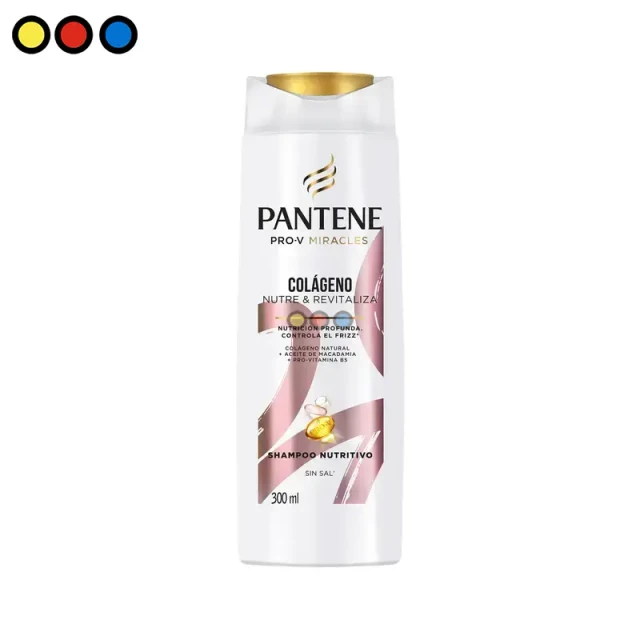 Shampoo Pantene Pro-v Colágeno 300ml (Caja X 12u)