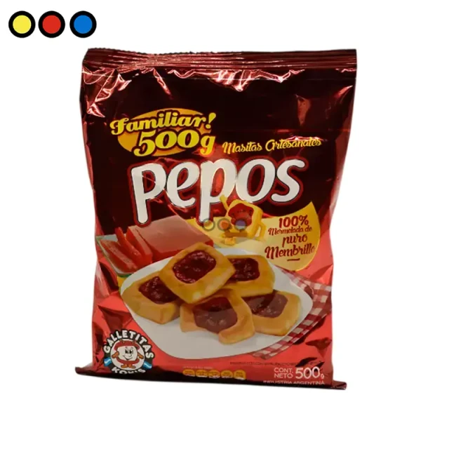 Galletitas Kokis Pepos Membrillo 500g (Caja X 8u)