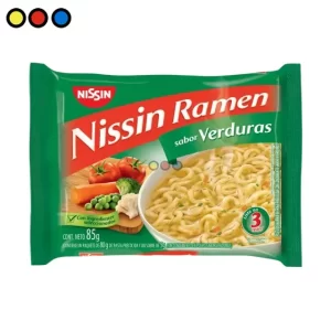 Nissin Ramen (Lámen) 85g Verduras (Caja x 30U)