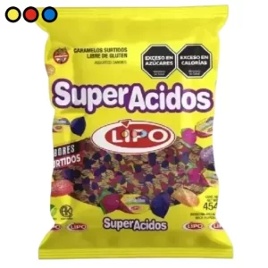 Caramelos Lipo Super Ácidos 454g (Bolsa)