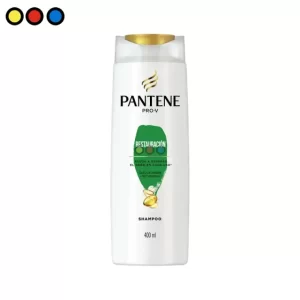 Botella de Shampoo Pantene Pro-V Restauración 400ml, Pack mayorista de Shampoo Pantene