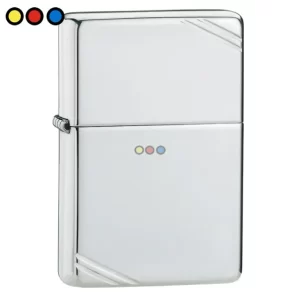Encendedor Zippo Sterling Silver Vintage de plata de ley 925 con grabados diagonales