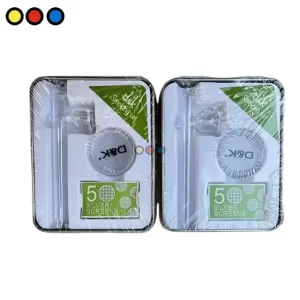 Set de pipa de vidrio DK7153 en estuche de lata
