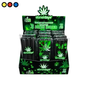 Portacigarros Stoner modelo CH-0006 diseño hojita