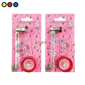 Set de pipa y picador Pink BB modelo T307-BB color rosa