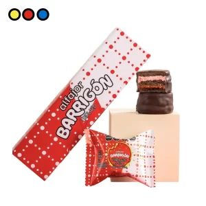 Alfajor El Barrigón Triplazo Frutilla y Dulce de Leche 100g — caja x 6 unidades, alfajores por mayor - Distribuidora Pop