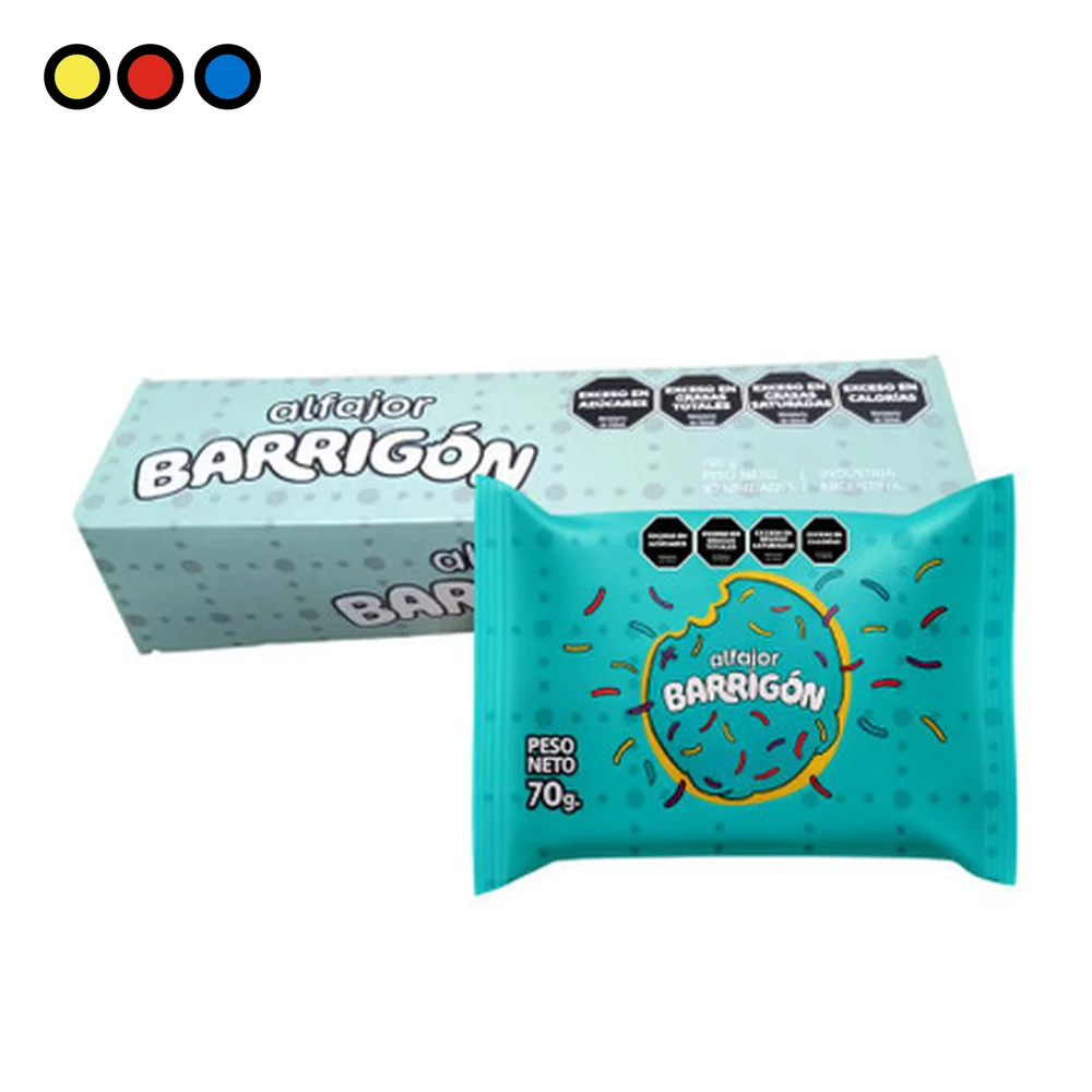 Alfajor El Barrigón Premium Blanco 70g — caja x 10 unidades, alfajores por mayor - Distribuidora Pop