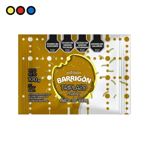 Alfajor El Barrigón Triplazo Maní y Dulce de Leche 100g — caja x 6 unidades, alfajores por mayor - Distribuidora Pop