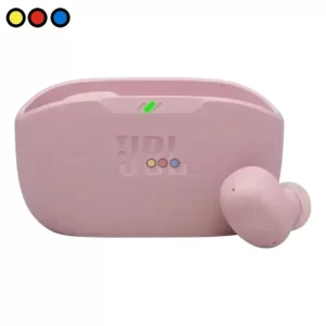 Auriculares JBL Wave Buds 2 color rosa en vista frontal, Empaque original de auriculares JBL Wave Buds 2 rosa