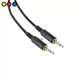 Cable de audio auxiliar Soul 2 metros negro, Packaging cable audio 3.5mm Soul