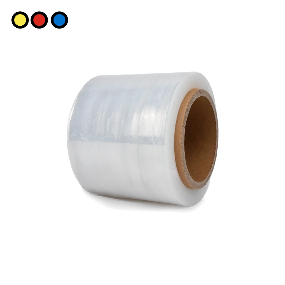 Rollo de film stretch transparente 10cm para embalaje por mayor - Distribuidora Pop