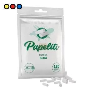Filtros para armar Papelito Slim x120 unidades, display por mayor Distribuidora Pop