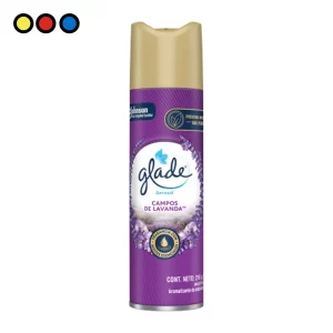 Glade Aromatizante Aerosol Campos de Lavanda 255ml por mayor - Distribuidora Pop