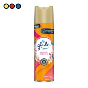 Glade Aromatizante Aerosol Naranjo y Orquídeas 360ml por mayor - Distribuidora Pop