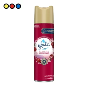 Glade Aromatizante Aerosol Placer Floral y Frutos Rojos 360ml por mayor - Distribuidora Pop