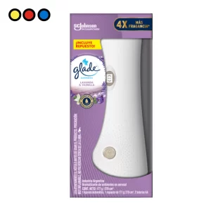 Glade Aromatizante Automático Aparato Lavanda y Vainilla 270ml por mayor - Distribuidora Pop