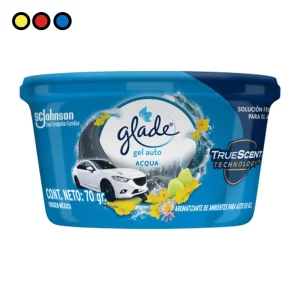 Glade Aromatizante Mini Gel Auto Acqua 70g por mayor - Distribuidora Pop