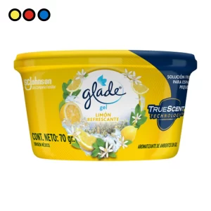 Glade Aromatizante Mini Gel Limón 70g por mayor - Distribuidora Pop