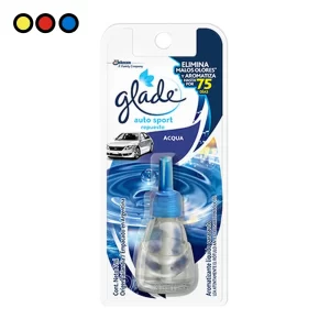 Glade Auto Sport Repuesto Acqua 7ml por mayor - Distribuidora Pop