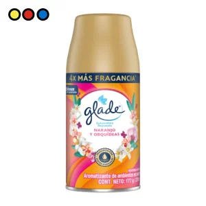 Glade Repuesto Automático Naranjo y Orquídeas 270ml por mayor - Distribuidora Pop