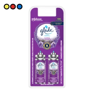 Glade Toque Aromatizante Repuesto Lavanda 2x12ml por mayor - Distribuidora Pop