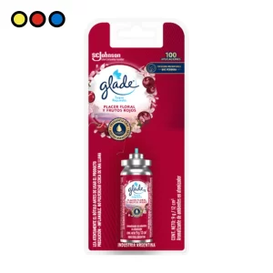 Glade Toque Repuesto Placer Floral y Frutos Rojos 9g por mayor - Distribuidora Pop