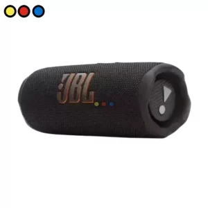 Parlante Bluetooth JBL Flip 7 color negro vista frontal, Caja de producto JBL Flip 7