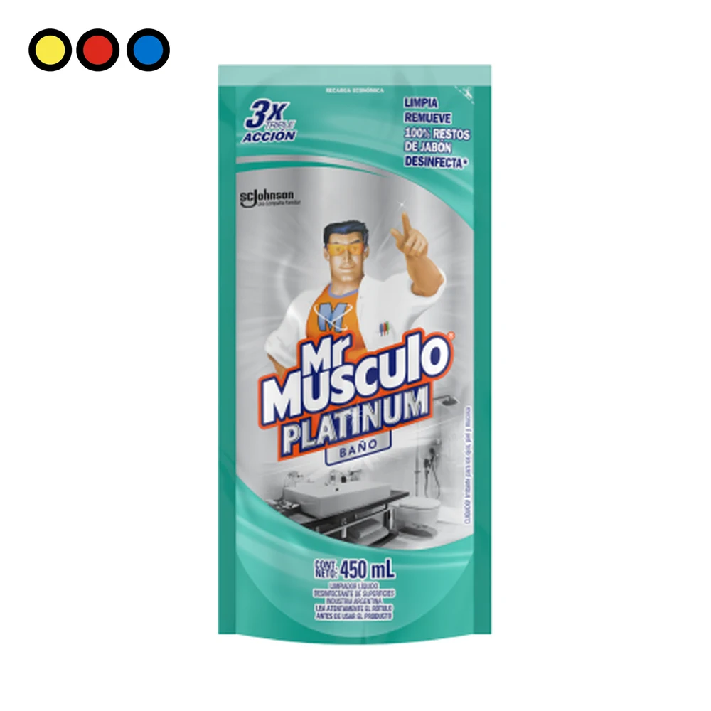 Mr Músculo Baño Repuesto Doypack 450ml por mayor - Distribuidora Pop