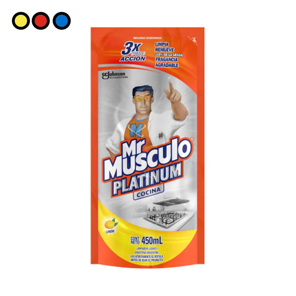 Mr Músculo Extra Power Cocina Repuesto 450ml por mayor - Distribuidora Pop