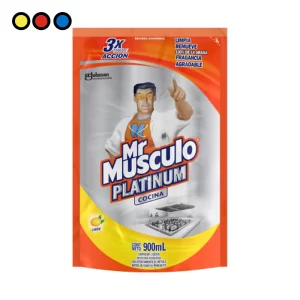 Mr Músculo Platinum Cocina Antigrasa Repuesto 900ml por mayor - Distribuidora Pop