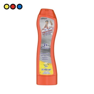 Mr Músculo Platinum Crema Citrus 450ml por mayor - Distribuidora Pop