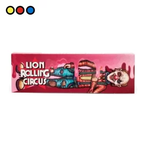 Papel Lion Rolling Circus sabor Cherry 1 1/4 x25 - papelillos saborizados por mayor