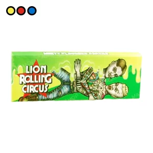 Papel Lion Rolling Circus sabor Menta 1 1/4 x25 - papelillos saborizados por mayor