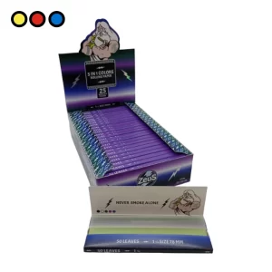 Papel de armar Zeus Colores 5 en 1 x50 hojas tamaƱo 1 1/4, display por mayor
