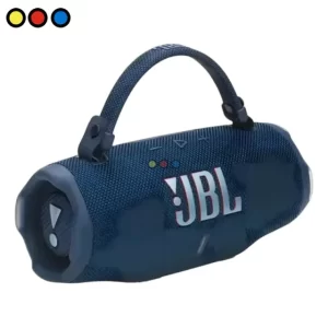 Parlante JBL Charge 6 color azul vista frontal, Empaque original parlante JBL Charge 6 azul