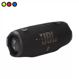 Parlante JBL Charge 6 color negro vista frontal, Empaque original del parlante JBL Charge 6