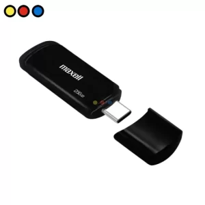 Pendrive Maxell 256GB Type-C Negro