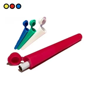Display de tubos cónicos Sauver x24 con tapa en colores surtidos por mayor
