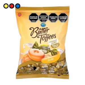 Bolsa de 675 g de caramelos duros Butter Toffees Butter n Cream sabor leche, venta por mayor en Distribuidora Pop