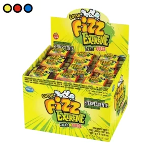 Caja de Caramelos Fizz Extreme ácidos x48 unidades por mayor - Distribuidora Pop