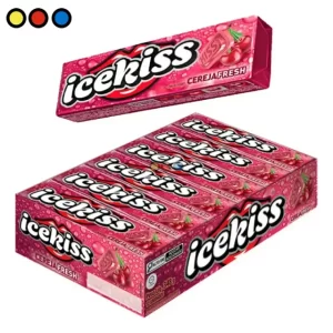 Display de Pastillas Icekiss Cereja Fresh sabor cereza x12u por mayor - Distribuidora Pop