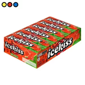 Display de Pastillas Icekiss Melancia sabor sandía x12u - Distribuidora Pop
